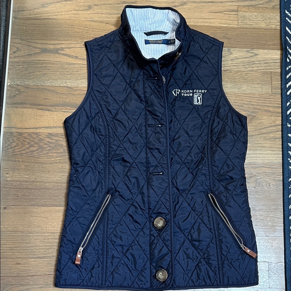 Women's Quilted Navy Vest